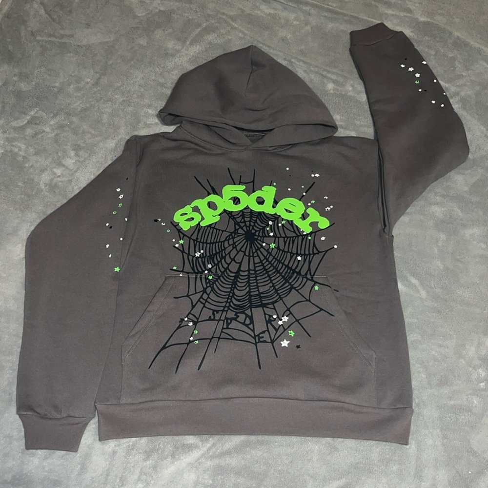 sp5der wait web hoodie size (s)